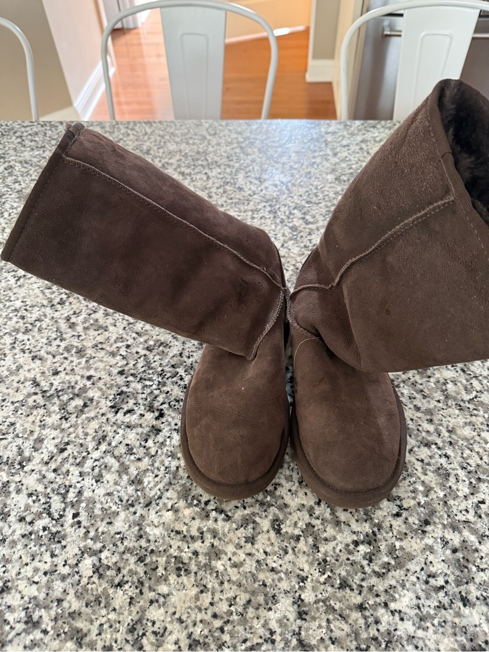 Ugg Tall Brown Suede Winter Boots
